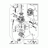 Схема вузла: Карбюратор Yamaha TW200
