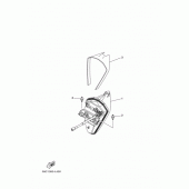 Схема вузла: Задній ліхтар Yamaha XP500 T-MAX 530