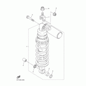 Схема вузла: Задня підвіска Yamaha YZF-R1 R1