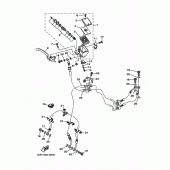 Схема вузла: Передній гальмівний циліндр Yamaha MT09/MTN850 MT-09