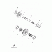 Схема вузла: Трансмісія Yamaha XP500 T-MAX 530