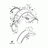 Схема вузла: Крило Yamaha XV1600 Wild Star