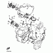 Схема узла: Масляный насос Yamaha TT600