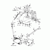 Схема узла: Радиатор и шланг Yamaha YP400 Grand Majesty