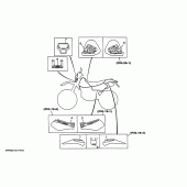 Схема узла: Графика и Эмблема (4GY1) Yamaha TT250R TT-R