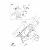 Схема вузла: Бічна кришка Yamaha TTR90 TT-R90