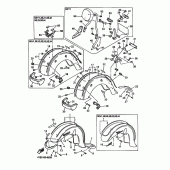 Схема вузла: Крило Yamaha XVZ1300 Royal Star Tour Deluxe