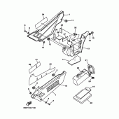 Схема узла: Боковая крышка Yamaha XT225 XT225