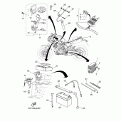 Схема вузла: Електроустаткування 1 Yamaha MT03 MT-03