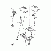 Схема узла: Панель приборов Yamaha TW125