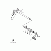 Схема вузла: Вал перемикання Yamaha TTR225 TT-R225