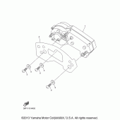 Схема вузла: Панель приладів Yamaha FZ6 FZ6R