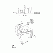 Схема вузла: Фара Yamaha YZF-R1 R1