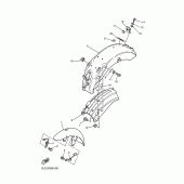 Схема узла: Крыло Yamaha XV250 Virago