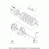 Схема вузла: Зчеплення Yamaha TTR125 TT-R125