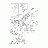 Схема вузла: Рама Yamaha TTR125 TT-R125