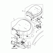 Схема вузла: Seat Yamaha XV1700 Road Star S