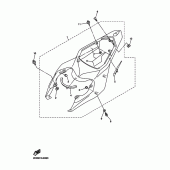 Схема вузла: Бічна кришка Yamaha YZF-R6/YZF600 R6 RaceBase