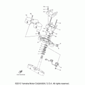 Схема вузла: Рульовий механізм Yamaha XV1900 Stratoliner S