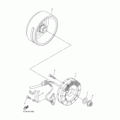 Схема вузла: Генератор Yamaha WR450F