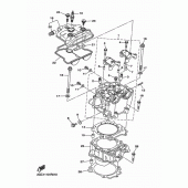 Схема вузла: Циліндр Yamaha WR450F