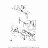 Схема вузла: Поворотники Yamaha TW200