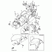 Схема узла: Крыло Yamaha YZF750 YZF750
