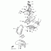 Схема вузла: Pare boue Yamaha VMX12 V-MAX