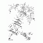 Схема вузла: Впускна система Yamaha YZ250 YZ250FX