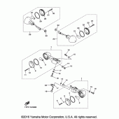 Схема вузла: Поворотники Yamaha XVS950 Bolt