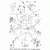 Схема вузла: Електроустаткування (2) Yamaha YZF600R Thundercat