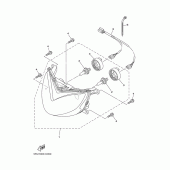 Схема узла: Фара Yamaha YP400 Majesty