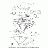 Схема вузла: Cowling Windshield Yamaha XVS1300 V-Star Deluxe