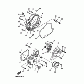 Схема узла: Крышки картера 1 Yamaha TT250R RAID