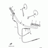 Схема узла: Опция (CHASSIS) Yamaha XV535 Virago
