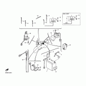 Схема вузла: Електроустаткування 2 Yamaha XJR1300