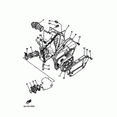 Схема вузла: Впускна система Yamaha TW200