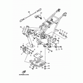 Схема узла: Рама Yamaha TTR125 TT-R125