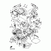 Схема узла: Travel bag Yamaha XVZ1300 Royal Star Venture S