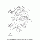 Схема узла: Крыло Yamaha XV1900 Roadliner S
