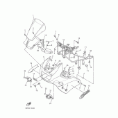 Схема узла: Облицовочные элементы 1 Yamaha XJ600 Diversion (S-TYPE)