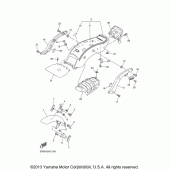Схема узла: Крыло Yamaha XVS650 V-Star Custom