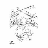 Схема вузла: Підніжки та Підставка Yamaha XT225 XT225