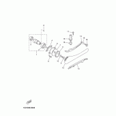 Схема узла: Распредвал и Цепь ГРМ Yamaha YP250 X-MAX