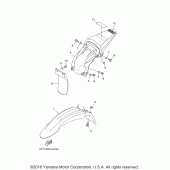 Схема вузла: Крило Yamaha TTR125 TT-R125