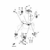 Схема вузла: Електроустаткування 2 Yamaha BT1100 Bulldog