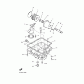 Схема узла: Масляный фильтр Yamaha XJR1300