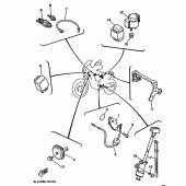 Схема узла: Электрооборудование 2 Yamaha XTZ750 Super Tenere