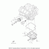 Схема узла: Масляный фильтр Yamaha FJ09 FJ-09