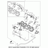 Схема вузла: Впускна система 2 Yamaha YZF-R1 R1S Limited Edition